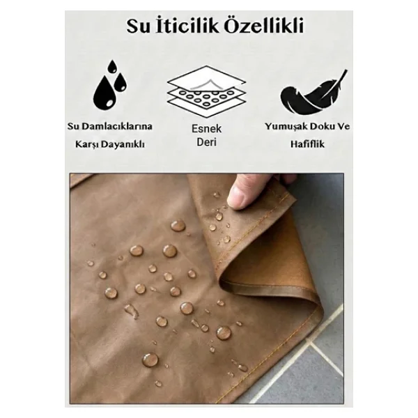 Hawk Era Önlük Kişiye İsme Firmaya Özel Şef Garson Restaurant Kafe Aşçı Mutfak Barista Kuaför Deri İş Önlüğü - Görsel 6