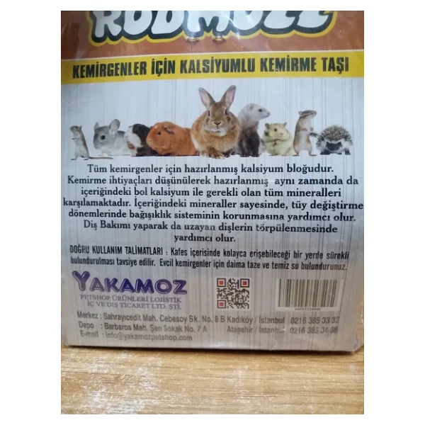 Rodmozz XL Kalsiyumlu Kemirgen Kemirme Taşı - Görsel 2