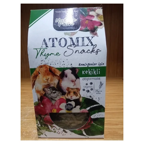 Nature Plan Atomix Snacks Thyme 250 Gr Kemirgen Yemi - Görsel 4