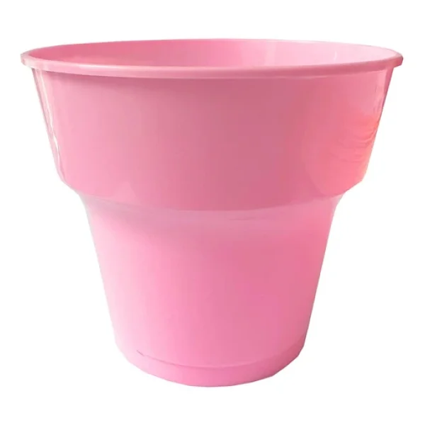Omeyva 26 Cm. Plastik Mika Pembe Sorfa Piknik Seti - 6 Kişilik Tabak Bardak Çatal Kaşık Takımı - Görsel 7