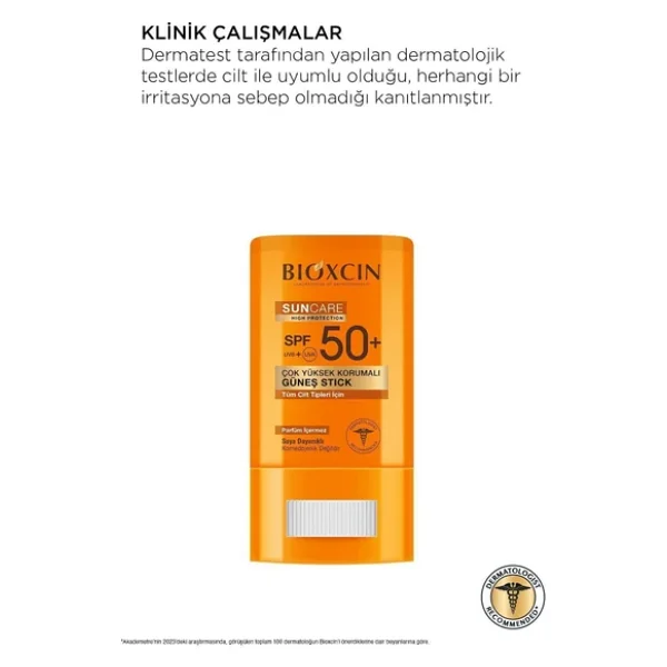 Bioxcin Sun Care Stick Spf 50 Hassas Bölgeler İçin Yüksek Korumalı Güneş Kremidry Touch, Mat - Görsel 6