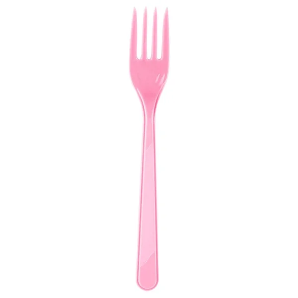 Omeyva 26 Cm. Plastik Mika Pembe Sorfa Piknik Seti - 12 Kişilik Tabak Çatal Kaşık Takımı - Görsel 6