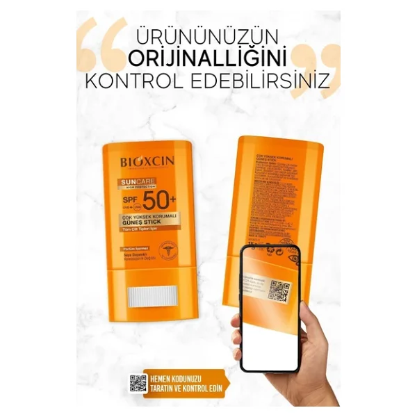 Bioxcin Sun Care Stick Spf 50 Hassas Bölgeler İçin Yüksek Korumalı Güneş Kremidry Touch, Mat - Görsel 7