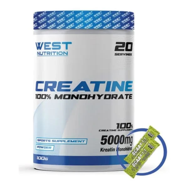 West Nutrition Kreatin Monohidrat Creatine 100 Gr Aromasız - Görsel 7
