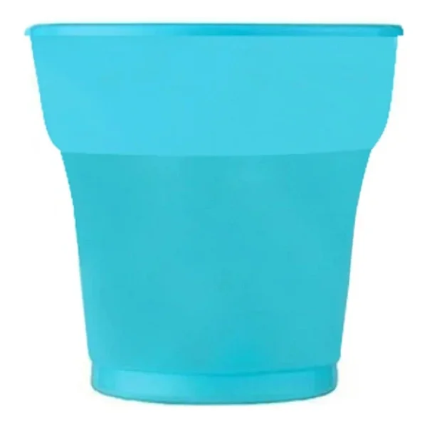 Omeyva 26 Cm. Plastik Mika Turkuaz Sorfa Piknik Seti - 12 Kişilik Tabak Bardak Çatal Kaşık Takımı - Görsel 7