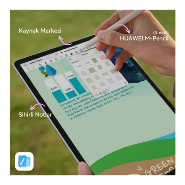 Huaweı Matepad 11.5 (W09fk) 8/128 Gray Txz-W09 - Görsel 8