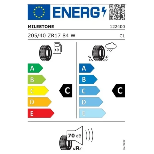 Milestone CarMile Sport 205/40 R17 84W Reinf. Yaz Lastiği - 2026 - Görsel 7