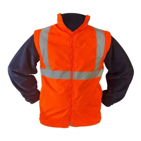 Maysafe Oxford Reflektörlü 5+1 Parka Mont Yüksek Görünürlüklü Mont İş Kabanı - Görsel 7