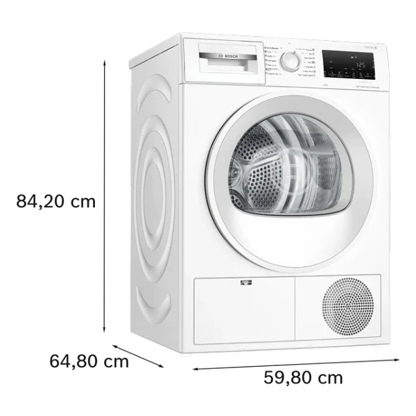 Bosch Wth22202tr 8 Kg Çamaşır Kurutma Makinesi - Görsel 9