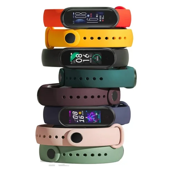 Coverzone Xiaomi Mi Band 6 Ile Uyumlu Saat Kayışı Ent Kaliteli Spor Saat Termoplastik Kordon Lacivert - Görsel 7