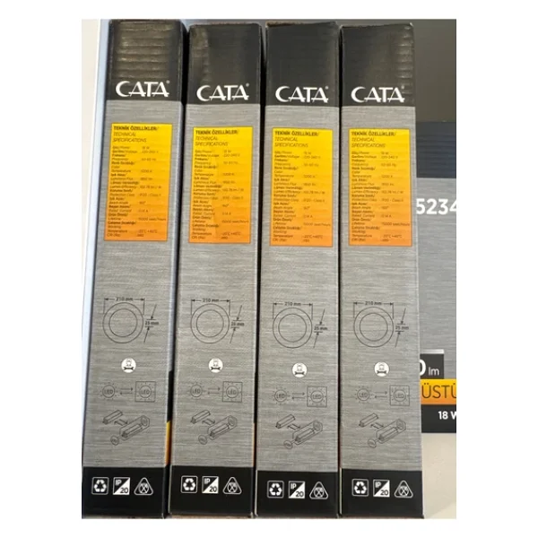 Cata Ct-5234 18 W Gün Işığı LED Panel Armatür - Görsel 8