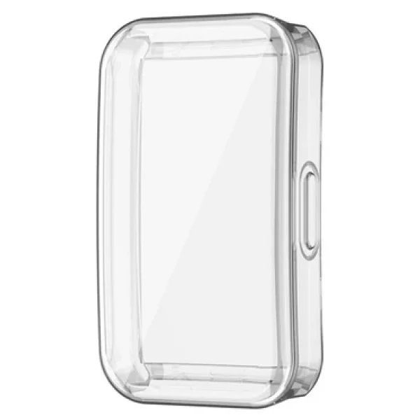 Coverzone Huawei Band 8 İle Uyumlu Şeffaf Tam Kapatan Çerceve PC Kasa Koruma Band 8 Uyumlu Gard Çerçeve Şeffaf - Görsel 5