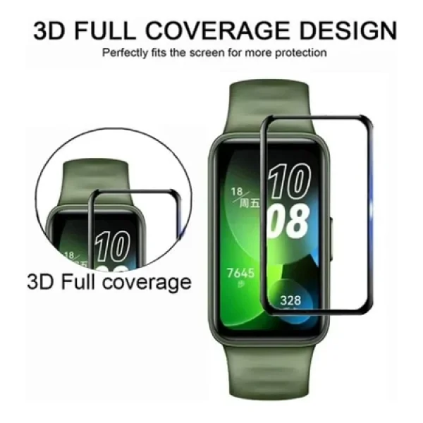Coverzone Huawei Band 8 İle Uyumlu Koruma Çerçeve Bupmper Protector Tam Çerçeve - Görsel 4