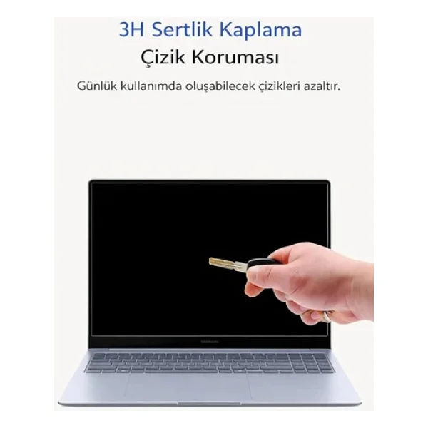 Coverzone 16 İnç Laptop Ve Notebook İle Uyumlu Gizlilik Filtresi Privacy Screen Anti-Spy Film 34.5x21.6cm Yan Açı Karartma Göz Koruma Anti Glare Uv Koruma Parmak İzi Önleyici Pet Ekran Koruma (16 İnç) - Görsel 6