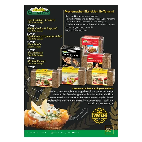 Mestemacher Protein Ekmeği 250 Gr / Alman Ekmeği - Görsel 4