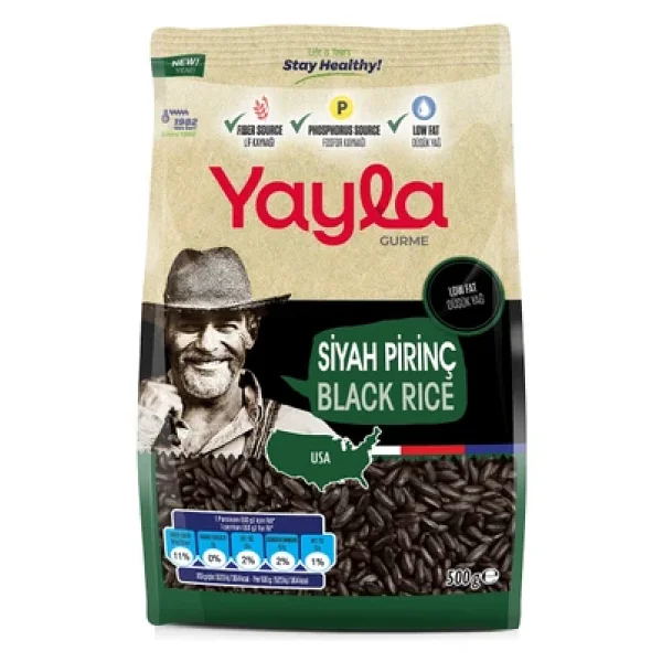 Yayla Gurme Siyah Pirinç 500 Gr - Görsel 3