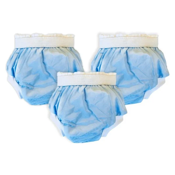 Sema Baby 3'lü Lüks Alıştırma Külodu 10-15 Kg - Mavi - Görsel 3