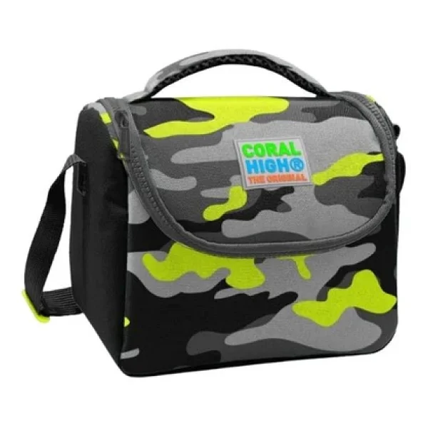 Coral High 11816 Kamuflaj Desenli Termoslu Beslenme Çantası - Görsel 2