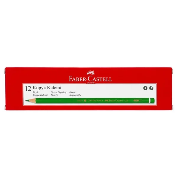 Faber-Castell Yeşil Kopya Kalemi - Görsel 7