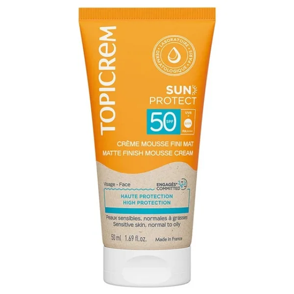 Topicrem Sun Protect Spf 50 Mat Bitişli Güneş Koruyucu Köpük Krem 50 Ml - Görsel 4