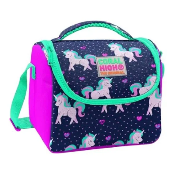 Coral High 11727 Unicorn Desenli Termoslu Beslenme Çantası - Görsel 3