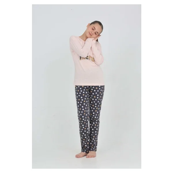 Toontoy Kız Çocuk Big Dream Baskılı Pijama Takım - Görsel 8