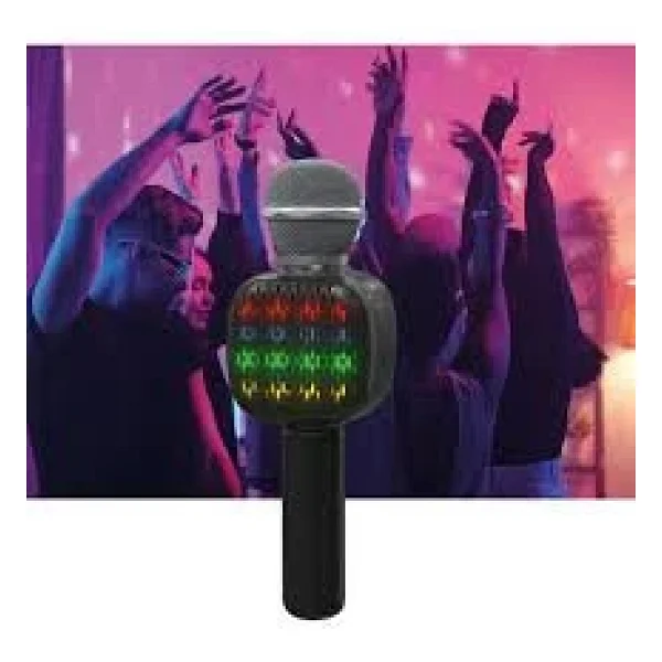 Polosmart Fs59 Karaoke Bluetooth Aux USB Sd Kart Girişli Mikrofon Siyah - Görsel 2