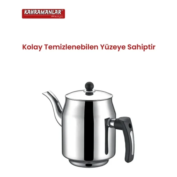 Kahramanlar Çelik Kahveci Demliği No 1 - Görsel 6