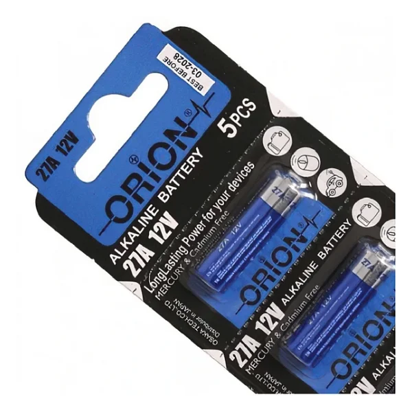 Orion Alkalin 27a 12v Pil / 5'li Kart - Görsel 7
