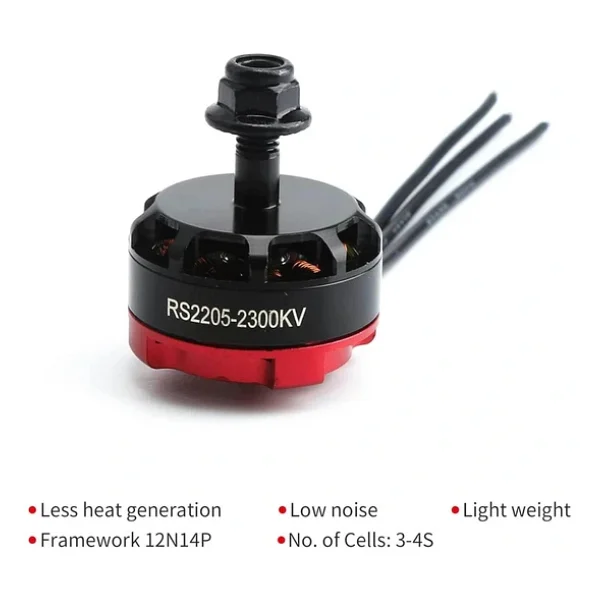 Rs2205 2300kv Fırçasız Motor Cw - Fpv Yarış Uyumlu - Görsel 4