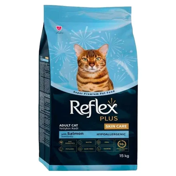 Reflex Plus Skin Care Somonlu 15 Kg Yetişkin Kedi Maması - Görsel 5