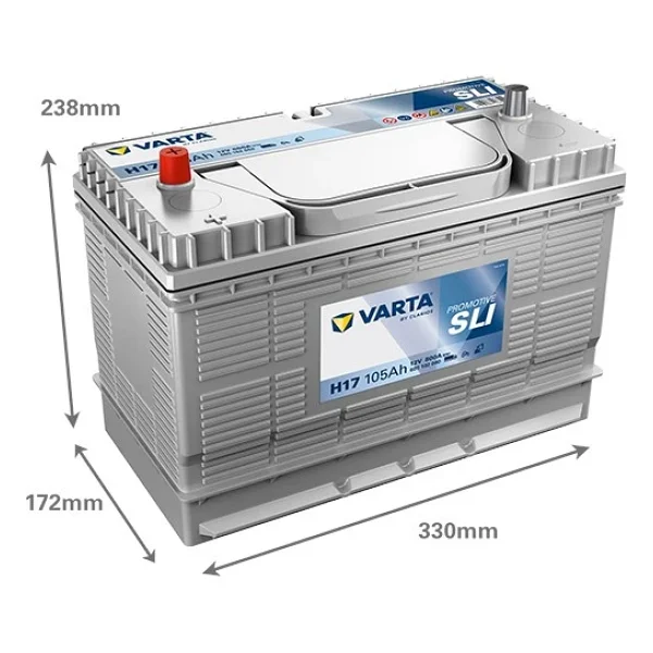 Varta Promotive Black H17 12 V 105 Ah 800 Cca Akü - 2026 - Görsel 7