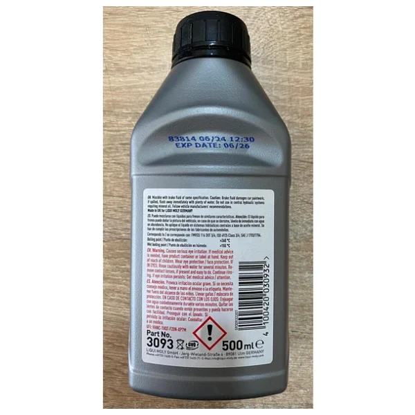 Liqui Moly Dot 4 Fren Hidroliği 500 Ml. 3093 - Görsel 4