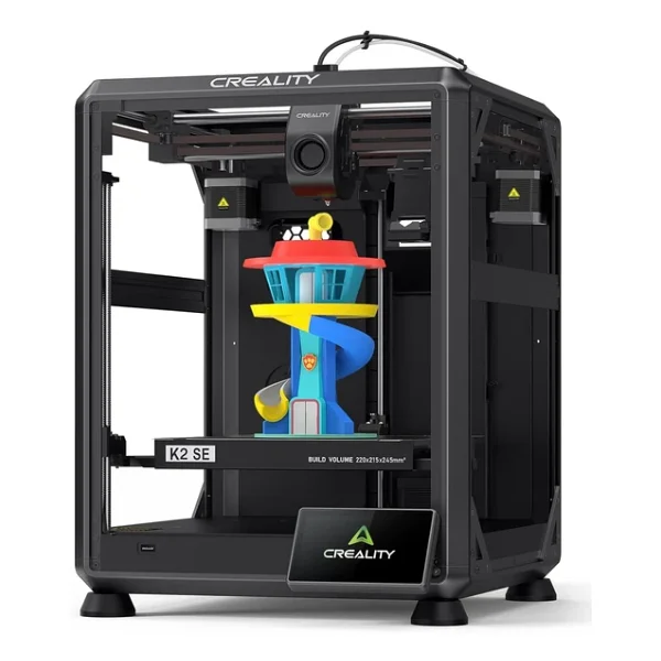 Creality K2 Se 3d Yazıcı, 500 Mm/Sn Yüksek Hızlı Baskı, Cfs İle Uyumlu Çok Renkli 3d Yazıcı, Sağlam Metal Çerçeve, Otomatik Tesviye, Doğrudan Tahrikli Ekstruder, Derleme Hacmi 220x215x245 Mm - Görsel 6