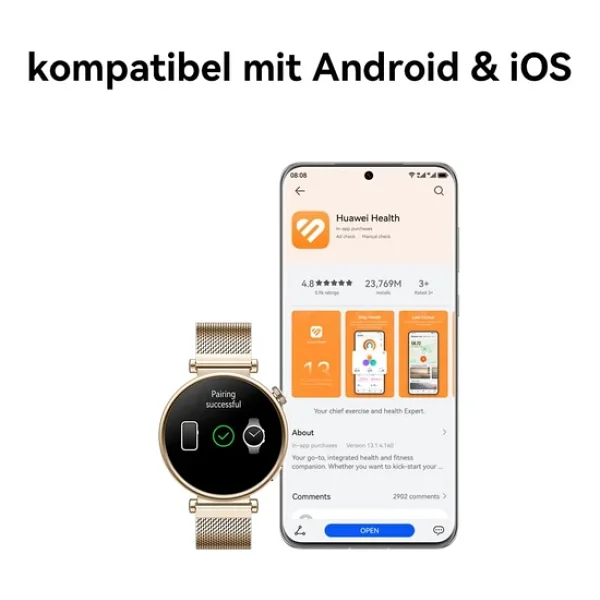 Huawei Watch Gt 4 41mm Altın Akıllı Saat - Görsel 9