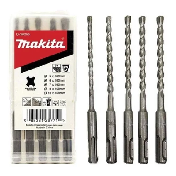 Makita D-38255 5 Parça Sds Plus Kırıcı Delici Matkap Uç Seti - Görsel 2