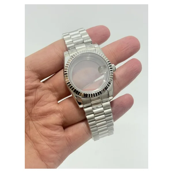 Neiton Nh35 Nh36 Uyumlu Safir Cam Kol Saati Kasası 36mm - Görsel 2