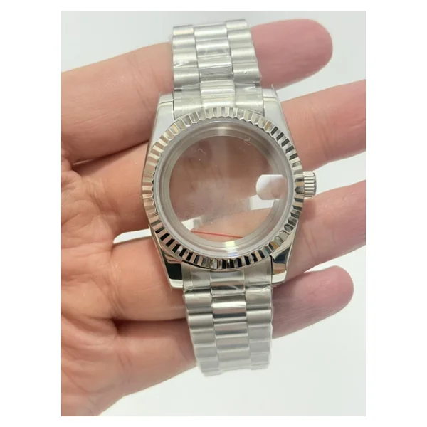 Neiton Nh35 Nh36 Uyumlu Safir Cam Kol Saati Kasası 36mm - Görsel 3