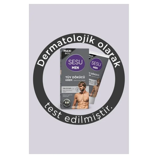 Sesu Tüy Dökücü Maxi Boy 200 Ml Men - Görsel 7
