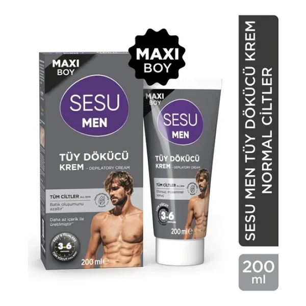 Sesu Tüy Dökücü Maxi Boy 200 Ml Men - Görsel 3