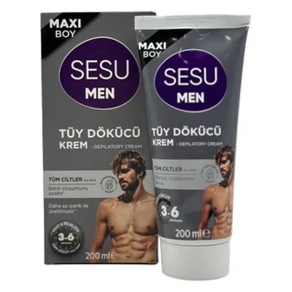 Sesu Tüy Dökücü Maxi Boy 200 Ml Men - Görsel 4