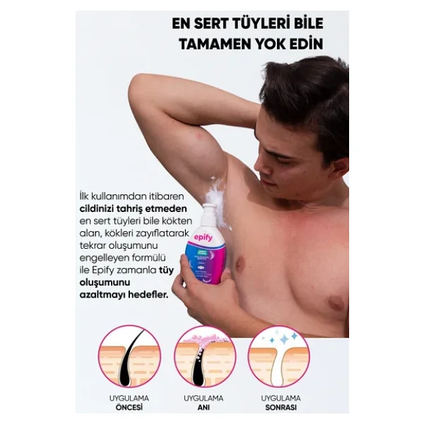 Epify Tüy Dökücü Krem 250 Ml - Görsel 7