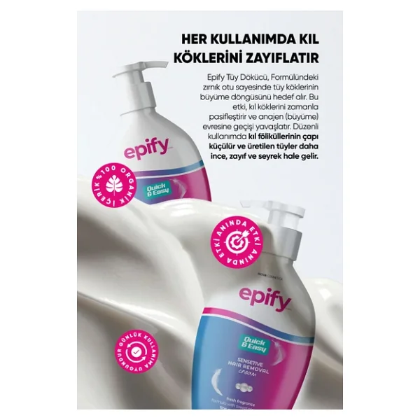 Epify Tüy Dökücü Krem 250 Ml - Görsel 6