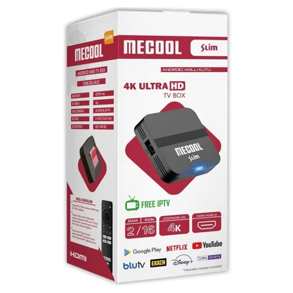 Mecool Slim 16 GB 4K Android TV Box - Görsel 3