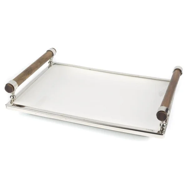 Mikasa Moor Gümüş Ahşap Seramik Servis 39 X 28 X 4 Cm - Görsel 3