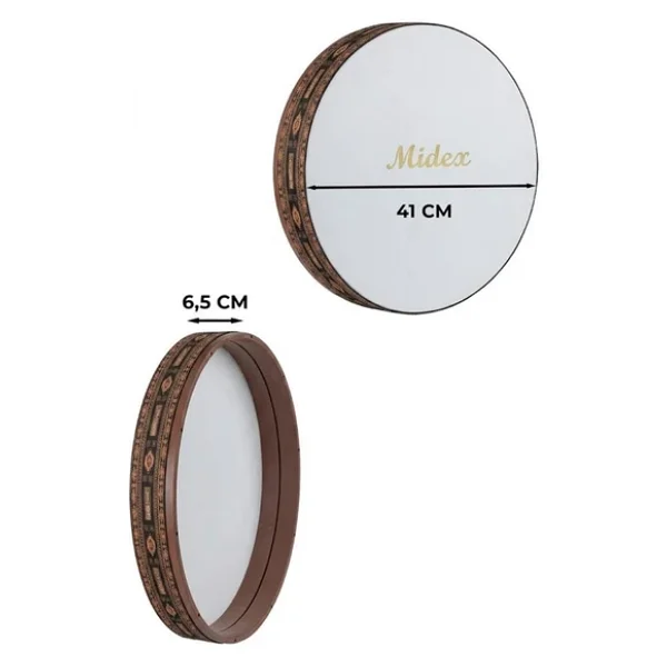Midex Br-910 Kaliteli Bendir Def Akort Ayarlı El Tutma Oyuklu Çantalı - Görsel 6