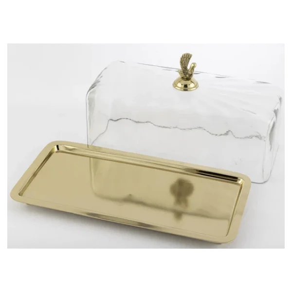 Mikasa Moor Gold Dik Cam Kapaklı Sunumluk 35x17x20cm - Görsel 5
