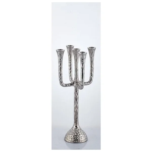 Lamedore Cactüs Small Candlestand 5 Lıghts Nickel 15x15x44 Cm - Görsel 3