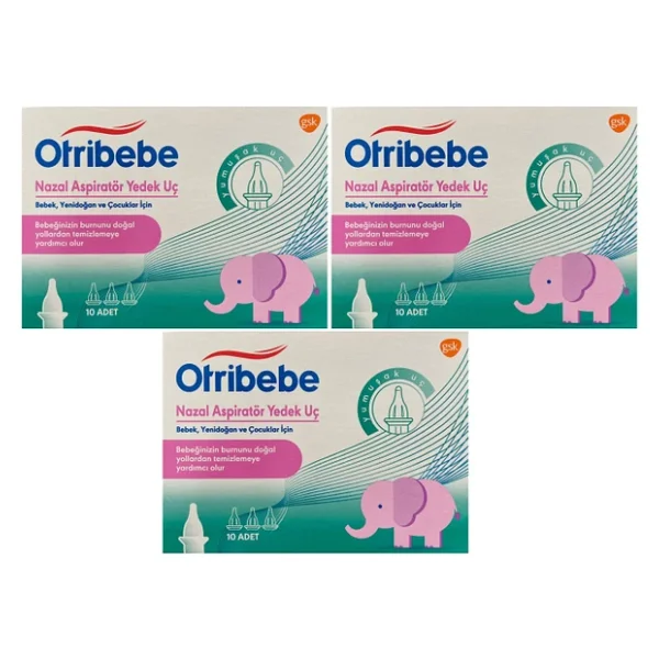 Otribebe Nazal Burun Aspiratörü 10'lu 3 Paket Yedek Uç - Görsel 5