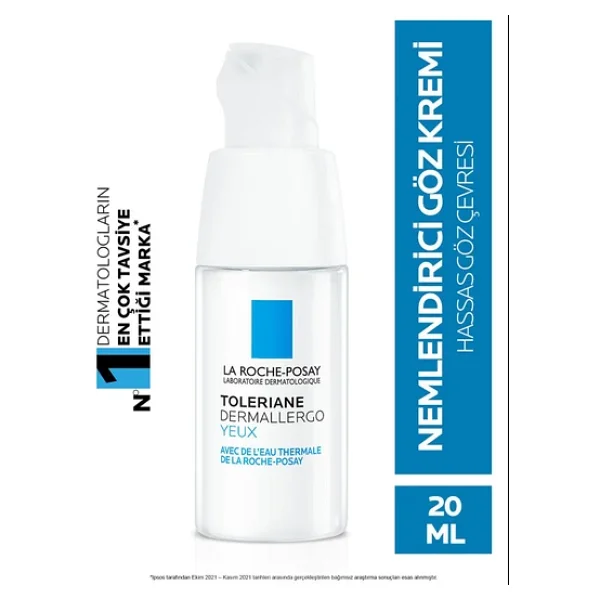 La Roche-Posay Toleriane Dermallergo Ultra Yeux Hassas Göz Çevresi Kremi 20 Ml - Görsel 3